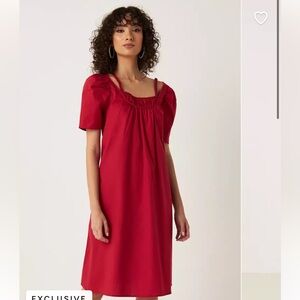 Who What Wear Vibrant Red Dress with detachable Bralette XL